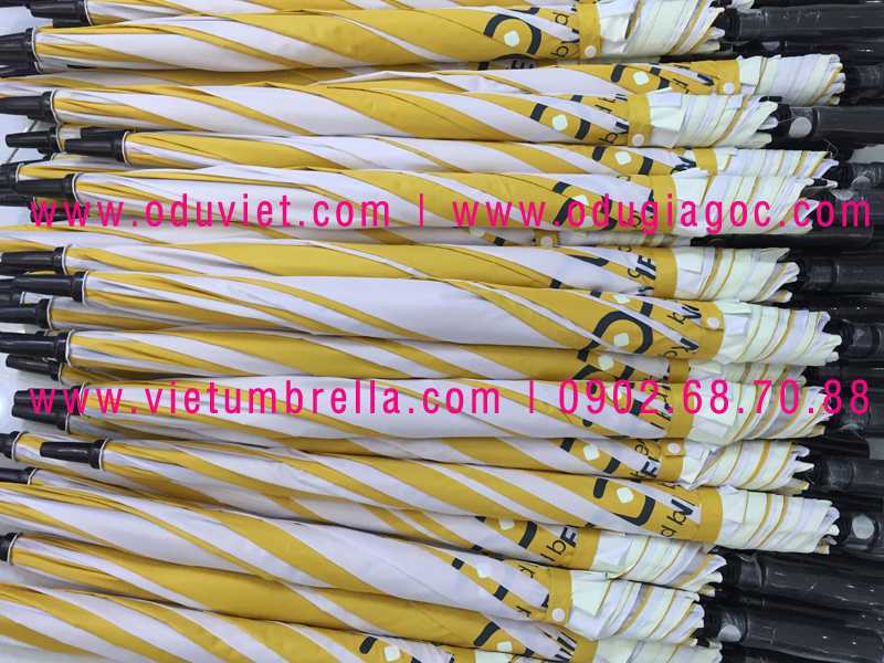xưởng sản xuất ô dù cầm tay in logo quảng cáo